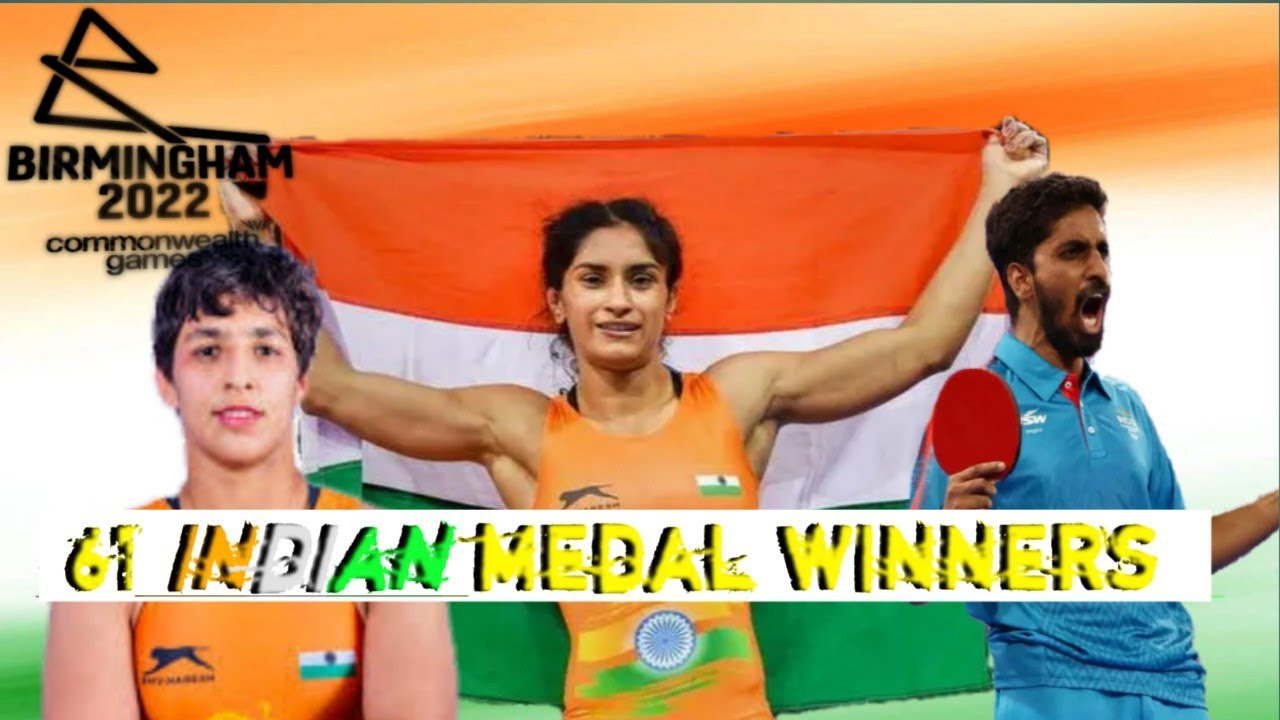 List of 61 indian 🇮🇳 medal 🏅 winners Commonwealth games 2022 