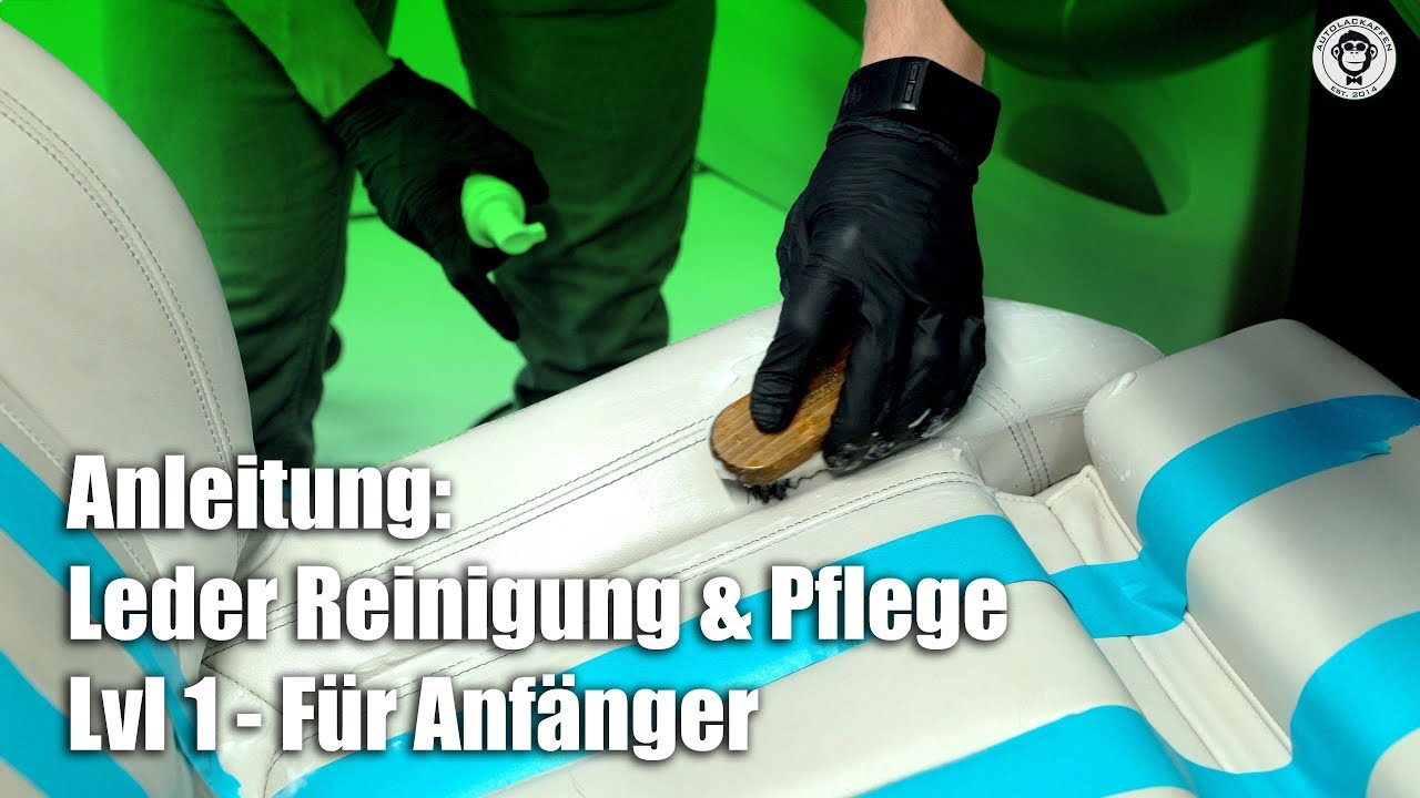 Anleitung: Leder Reinigung und Pflege | Colourlock | Lvl 1 - für Anfänger - YouTube