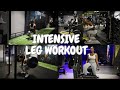 Intensive leg day focus quad