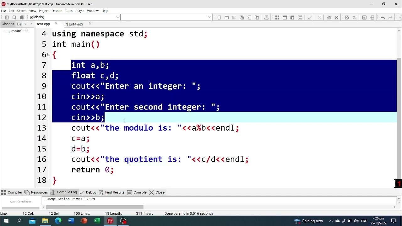 Computer Programming NET Technologies NCIII 1 Supplemental Lessons 2 ...