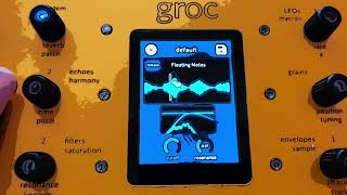 Groc granular synth - modulating fun