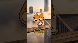 SIMBA STUCK ON A SKYSCRAPER!?🌆#simbochka #simba #animation #cat