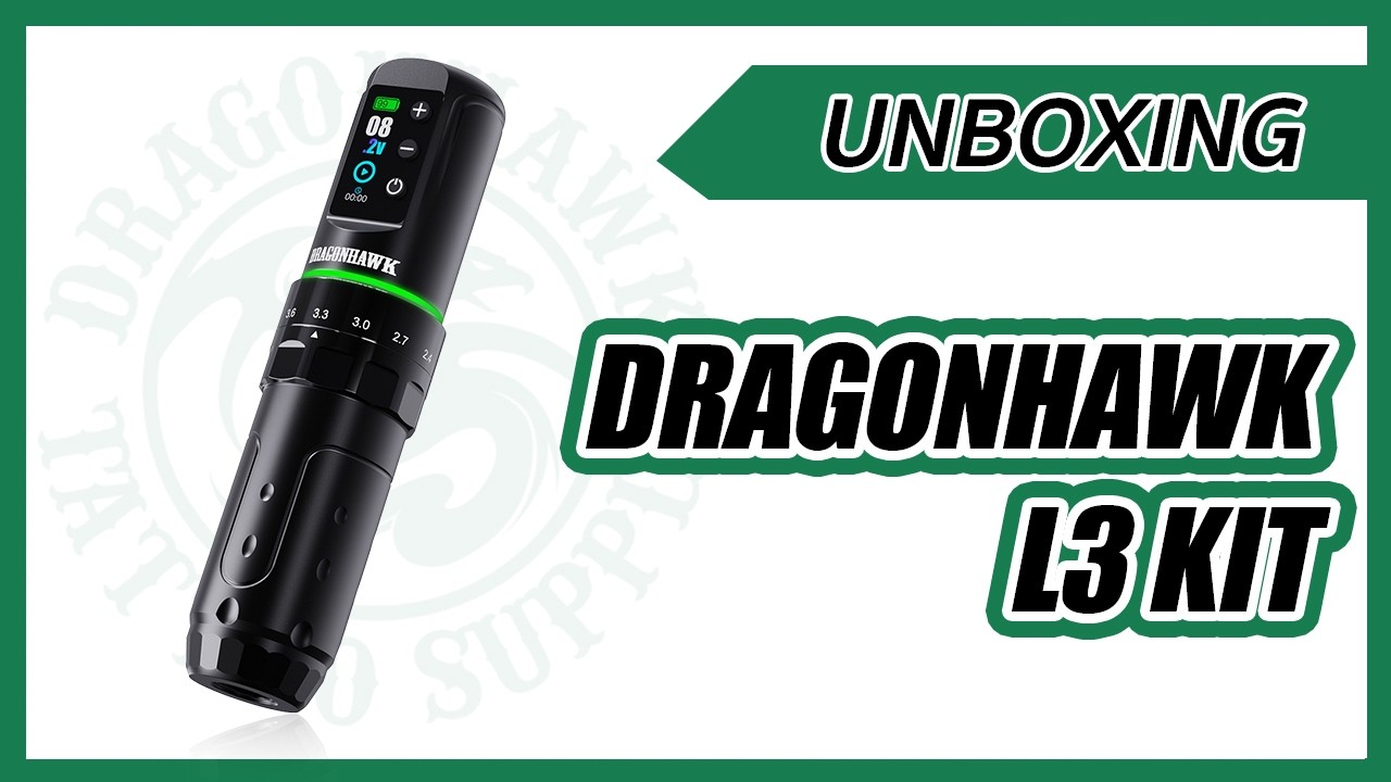 Dragonhawk L3 Kit Unboxing—a highly praised tattoo kit.#dragonhawk