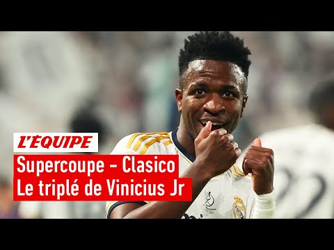 Supercoupe d'Espagne - Le triplé de Vinicius Jr dans le Clasico Real Madrid - Barça