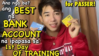 ANO NGA BA ANG PINAKABEST NA BANK ACCOUNT SA FIRST DAY OF TRAINING| FOR EPSTOPIK EXAM PASSER ONLY!