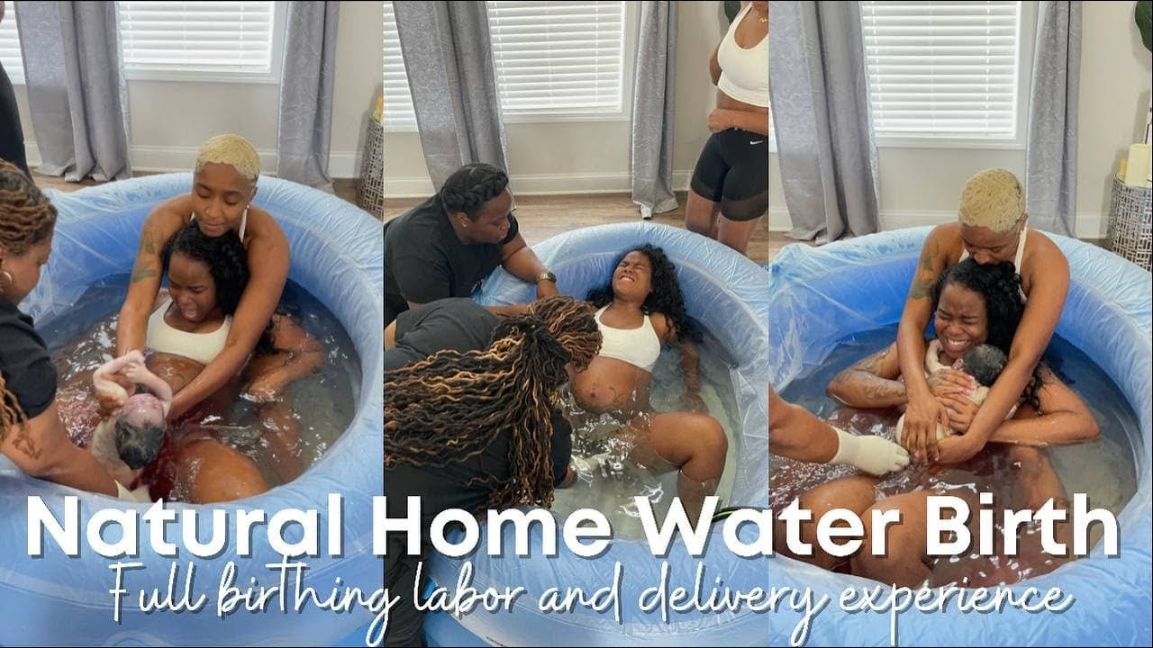 Emotional Natural Home Water Birth  First Baby  Lesbian Couple  Buffins VLOG