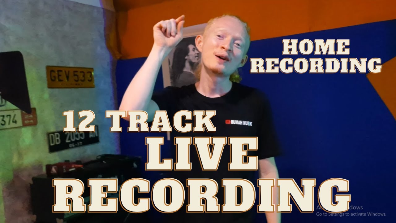 LIVE RECORDING BAND MENGGUNAKAN 12 INPUT DI HOME RECORDING STUDIO YouTube