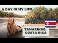 A day in my life in tamarindo costa rica  surf sunset night markets and friends