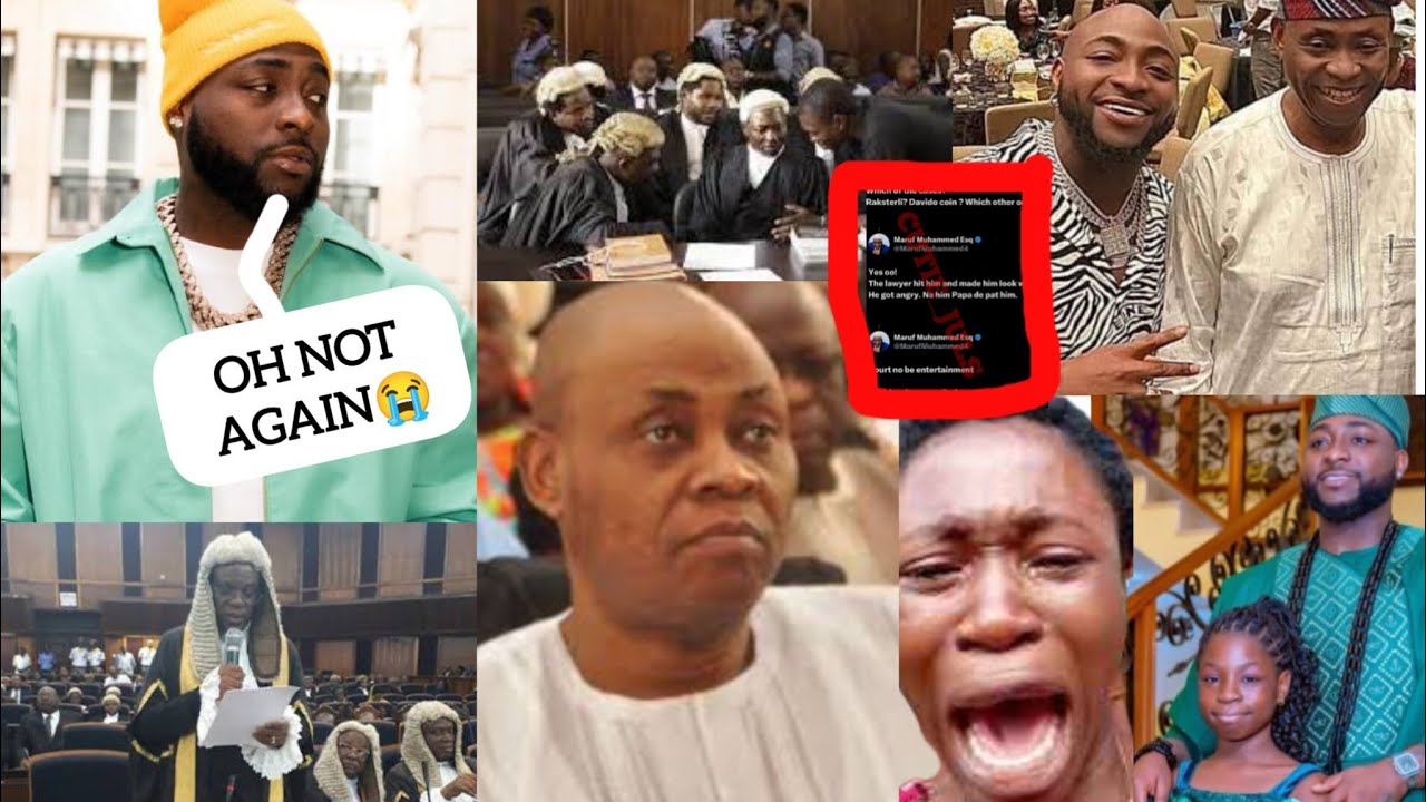 Sàd nēws this evenin💔😭Davido & his father in court o OMG wørßt has happēn custody lōst see evidence👉