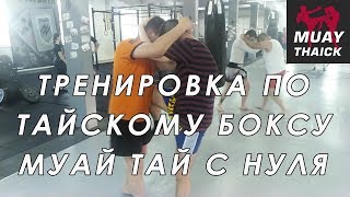 Тренировка по тайскому боксу - муай тай с нуля Тренировка по тайскому боксу - муай тай с нуля
