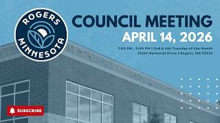 April 14 | Rogers City Council Meeting
