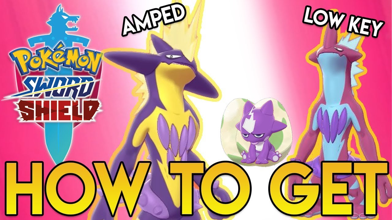 How to get Low Key or Amped Toxtricity from Toxel in Pokemon Sword