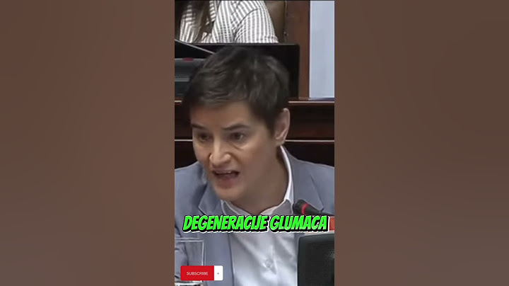 Ana Brnabić Degeneracije Glumaca!😂😁 #shorts #degeneracija #glumac
