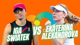 The Upset: Iga Swiatek vs Ekaterina Alexandrova