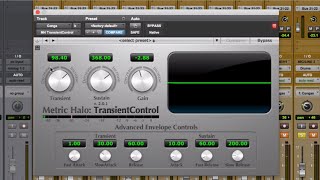 Tutorial Diseñador de Transientes con TransientControl (Metric Halo) - Andrés Millán