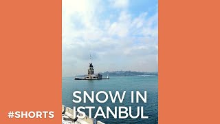 Istanbul Winter Snowfall Walk | Üsküdar #Shorts