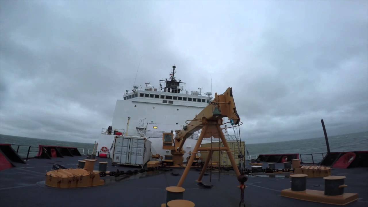 USCGC Healy Weather Decks Tour YouTube