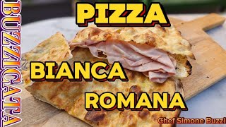 PIZZA BIANCA COTTA nel FORNO a LEGNA di @AlfaPizzaforni-RICETTA PERFETTA dello CHEF SIMONE BUZZI