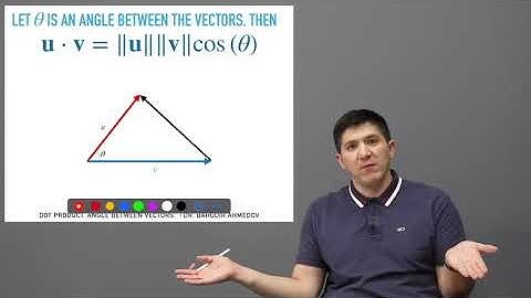 Calculus 2 | Dot product. Angle between vectors. Orthogonal vectors.