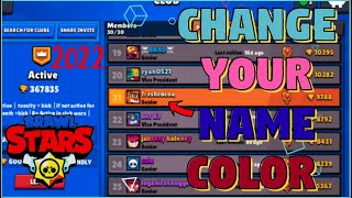 How to change name color in Brawl Stars 2022 (NEW) screenshot 4