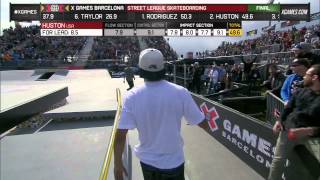 Nyjah Huston Final Run in SLS Final - ESPN X Games screenshot 4