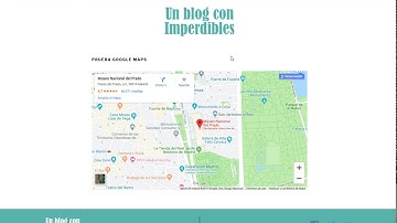 Insertar/incrustar un mapa de #GoogleMaps en un web de #WordPress | 2019