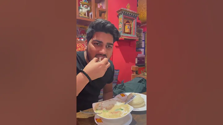 Rare Food With Great Taste 🤤 Bhutanese Food 📍Delhi || #shorts #vlog #food #foodie ||