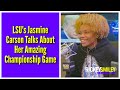 LSU&#39;s Jasmine Carson Talks About Her Amazing Championship Game