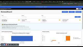 Contract Management Dashboard