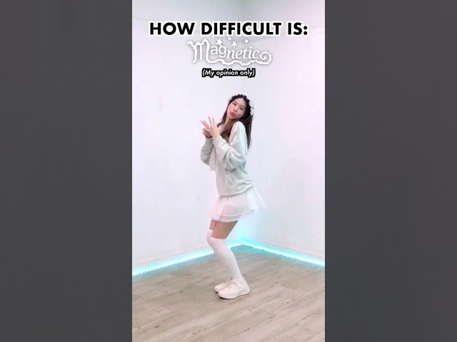 How difficult is: MAGNETIC - ILLIT (아일릿)🧲 [MIRRORED] #illit #magnetic #kpop #아일릿 class=