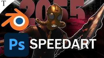 Fortnite 3D Thumbnail Speedart - Blender+Photoshop (#1)