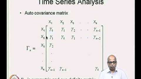 Mod-04 Lec-10 Time Series Analysis - I