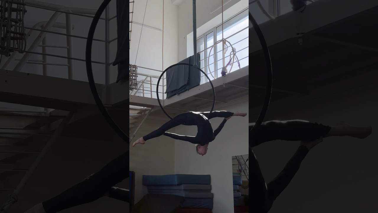 aerial hoop routine