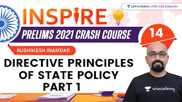 Inspire | UPSC CSE/IAS Prelims 2021 | Directive Principles of State Policy | Rushikesh Inamdar
