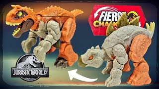 Mattel Jurassic World Fierce Changers Carnotaurus/Stegosaurus Review