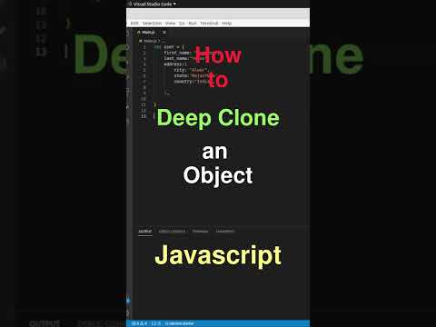 How to deep clone an object in Javascript?
