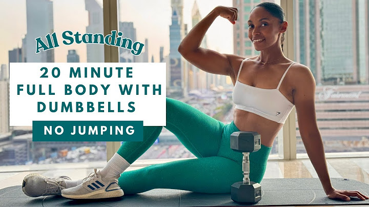 20min STANDING FULL BODY DUMBBELL WORKOUT | Strength & Muscle