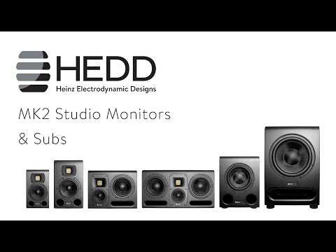 Introducing HEDD MK2 Studio Monitors and BASS 08 & 12 Subwoofers