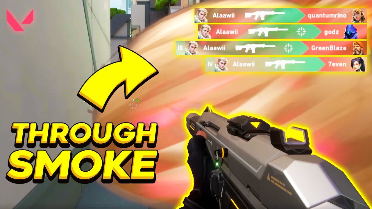 4 KILLS THROUGH SMOKE! (Valorant Moments Ep#1)