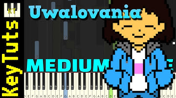 Uwalovania [Swapshift - Undertale AU] - Medium Mode [Piano Tutorial] (Synthesia)