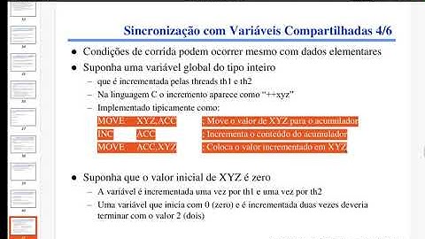 11.3. Sincronização e Comunicação entre Tarefas (parte 3 de 5) - Variáveis Compartilhadas