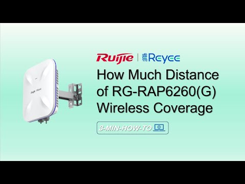 【3min-how-to】17. How Much Distance of RG-RAP6260(G) Wireless Coverage？