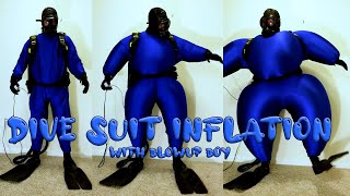 Scuba Diver Blowup - Suit Inflation