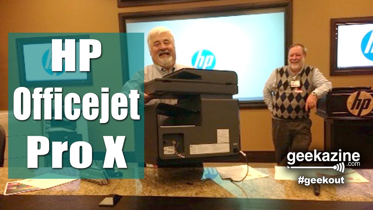 HP OfficeJet Pro X Series First Look - x576dw MFP - YouTube
