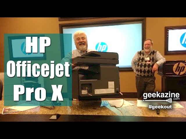 HP OfficeJet Pro X Series First Look - x576dw MFP - YouTube