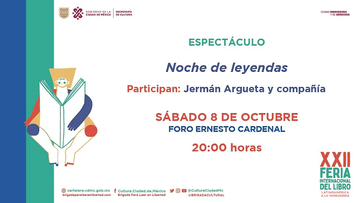 "Noche de leyendas" con Jermn Argueta #filzcalo2022