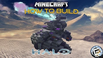 Covenant T-26 Wraith | Minecraft Halo tutorial (2:1 scale)