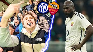 Inter vs Roma | ACCOGLIENZA INFERNALE PER LUKAKU 🔥😱 | Serie A vlog