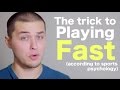 The trick for playing bass fast (according to sports psychology) [ AN's Bass Lessons #23 ]