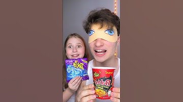 Spicy Ramen Mix Prank With My Little Sister! 🥵